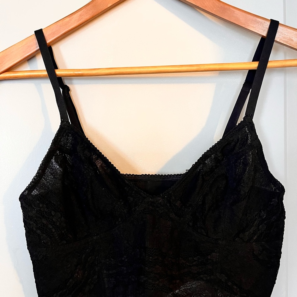 Free People Black Lace bralette